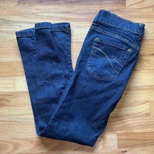 DKNY petite bootcut jeans, dark wash